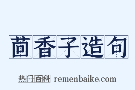 茴香子造句是什么意思的图片
